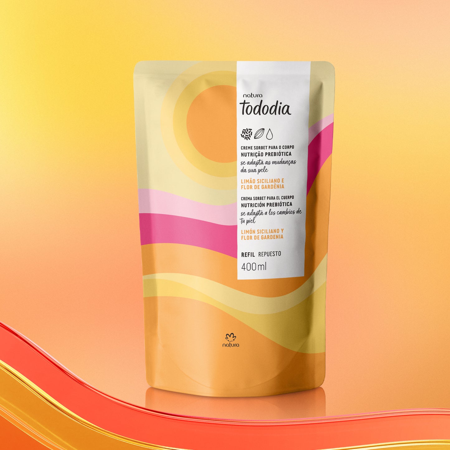 Repuesto Crema Corporal Limón Siciliano y Flor de Gardenia