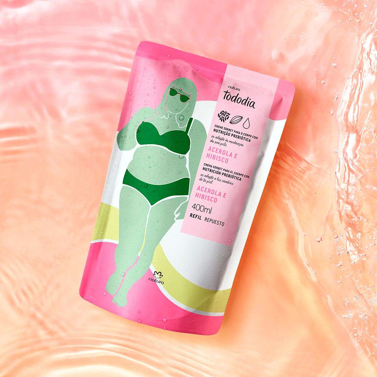 Tododia Repuesto crema nutritiva corporal acerola e hibisco