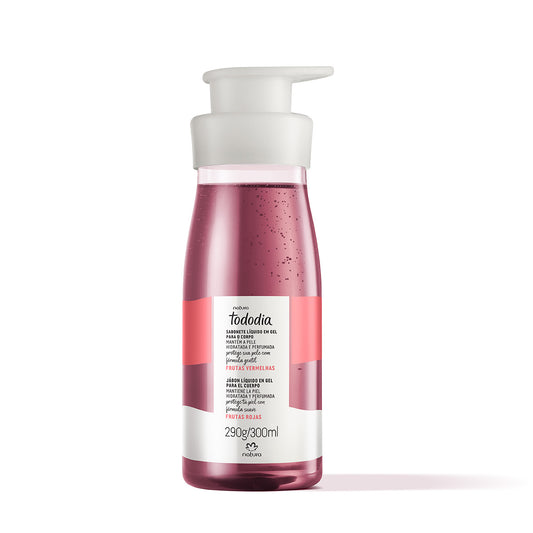 Jabón líquido corporal Tododia Frutas rojas