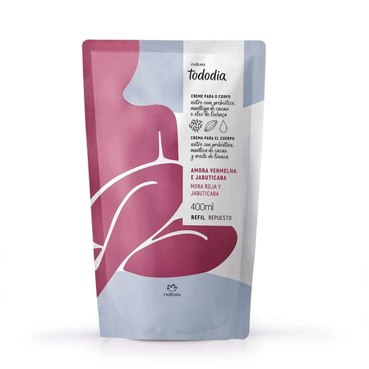 Repuesto Crema Nutritiva Para El Cuerpo Mora Roja Y Jabuticaba