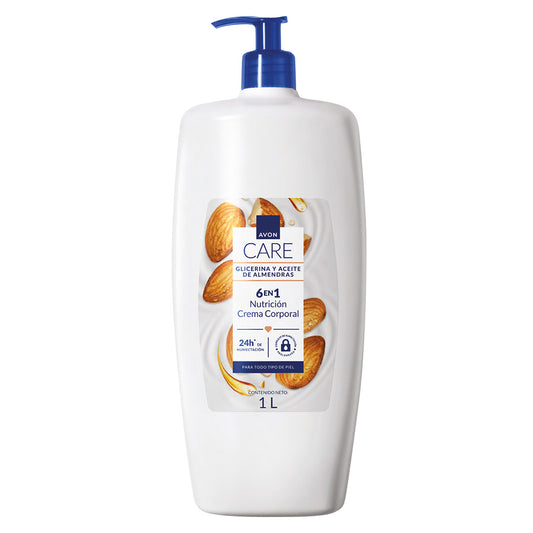 Avon Crema Corporal Glicerina y Aceite de Almendras Care