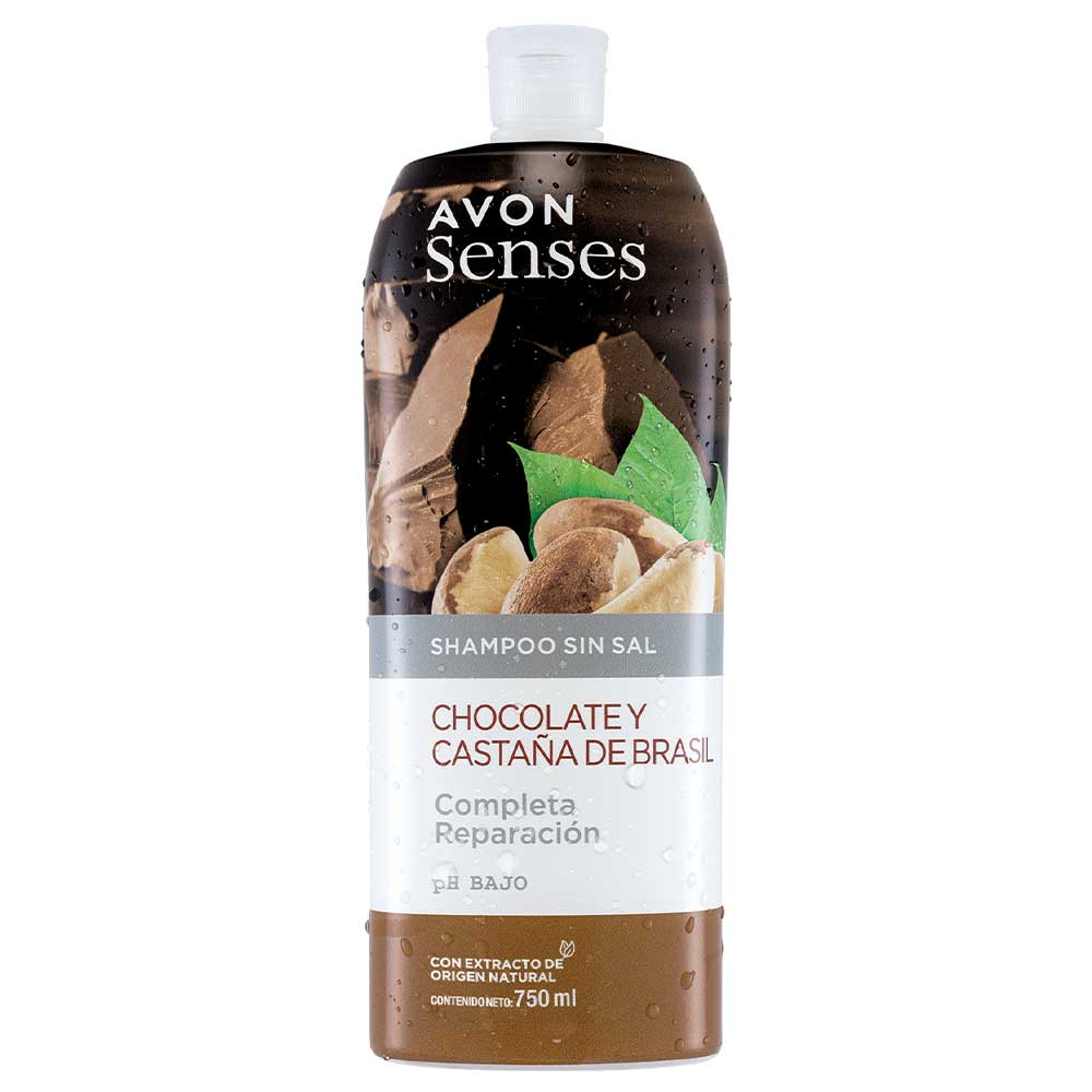 Avon Shampoo sin Sal Chocolate y Castaña De Brasil