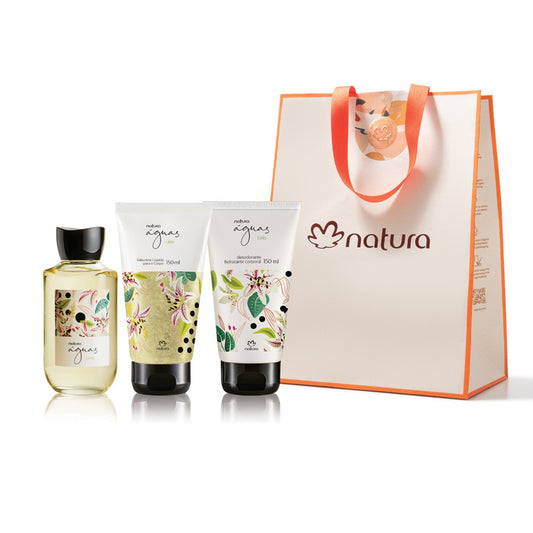 Natura Aguas lirios con jabón e hidratante