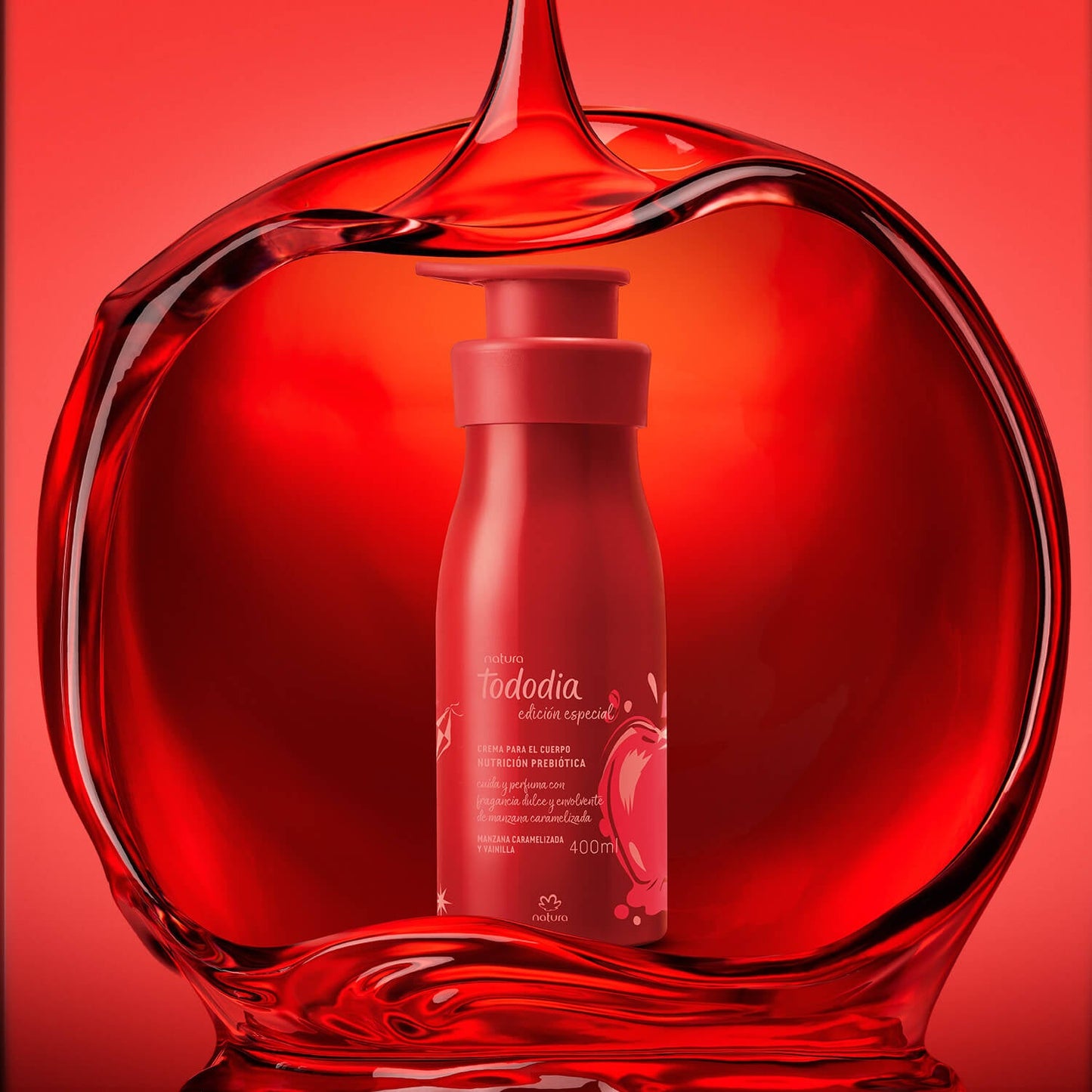 Natura Crema Nutritiva para el Cuerpo Tododia Manzana Caramelizada y Vainilla