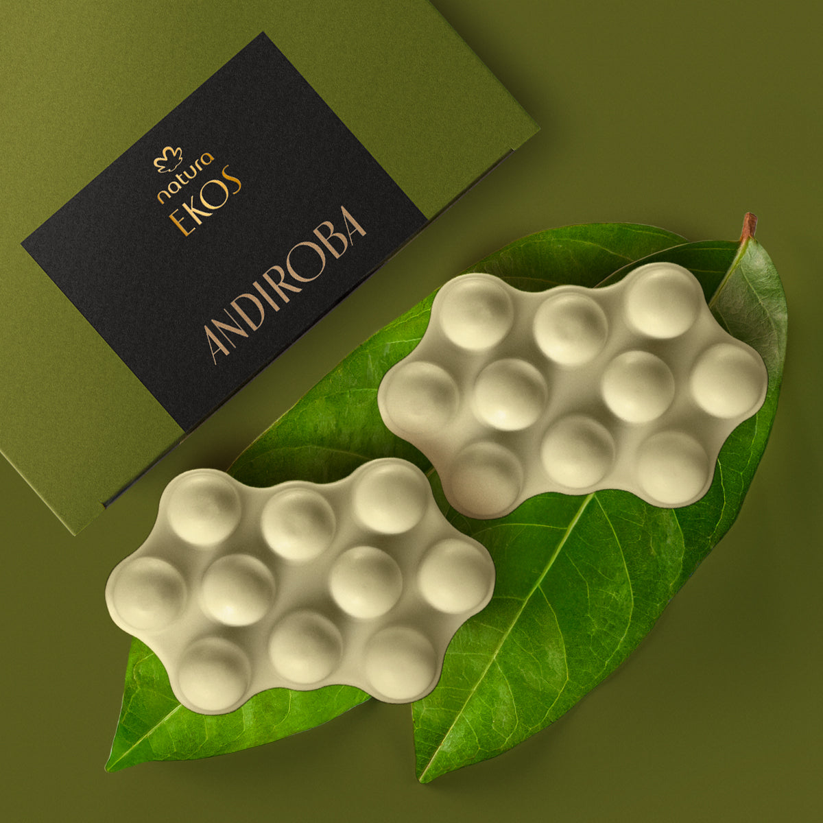 Natura Jabon en Barra Masajeador Andiroba