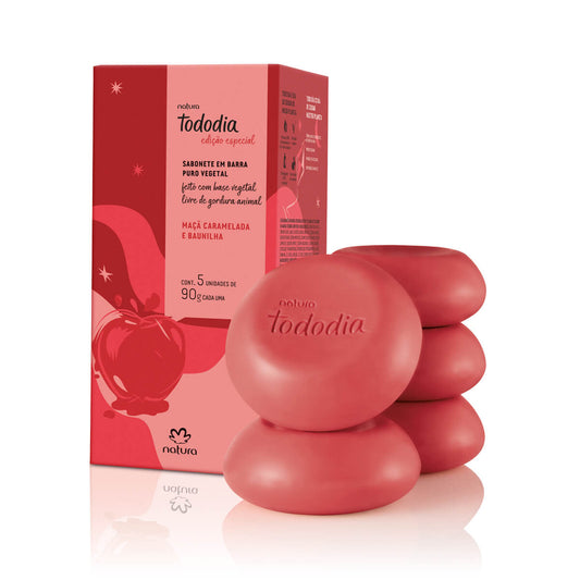 Natura Jabón en Barra Puro Vegetal Tododia Manzana Caramelizada y Vainilla