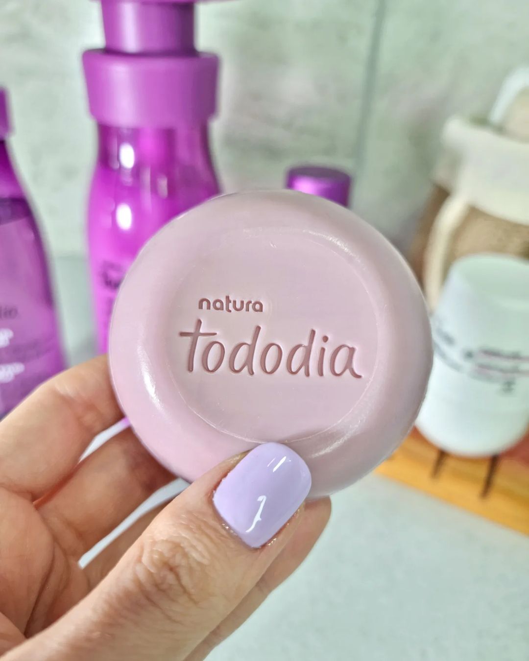 Natura Jabones en barra Puro Vegetal Ciruela y Flor de Vainilla