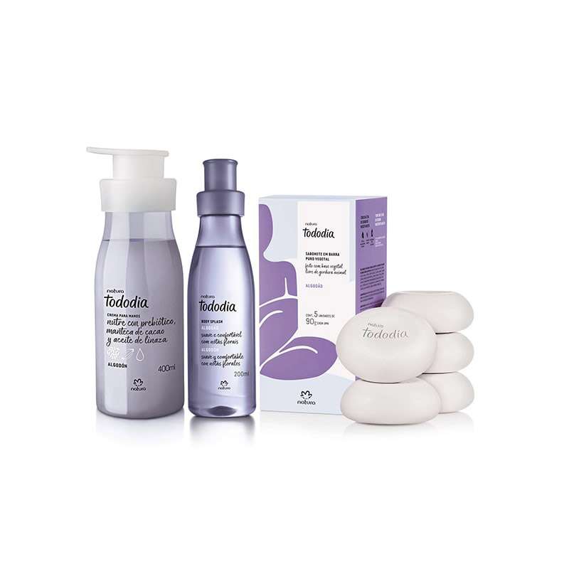 Natura Kit algodón hidratación perfumada