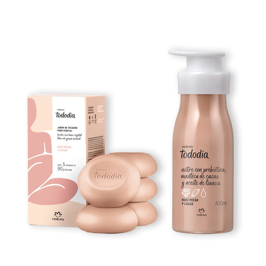 Natura Kit hidratación y limpieza nuez y pecan