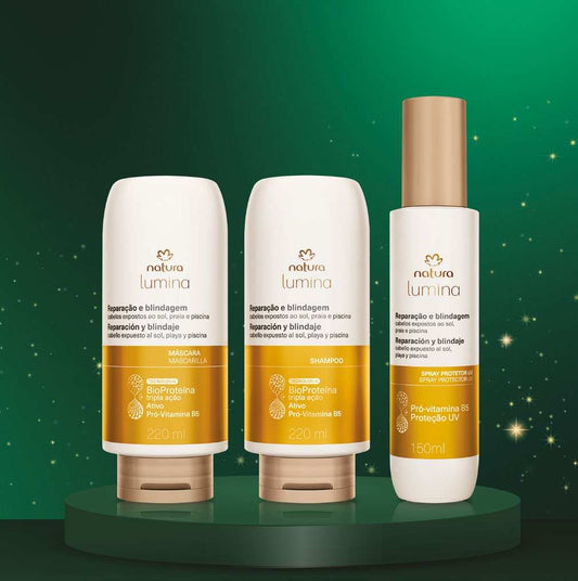 Natura Kit Lumina Reparación y Blindaje Cabellos Expuestos al Sol