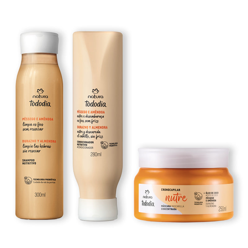 Natura Kit nutrición intenso Durazno y Almendras