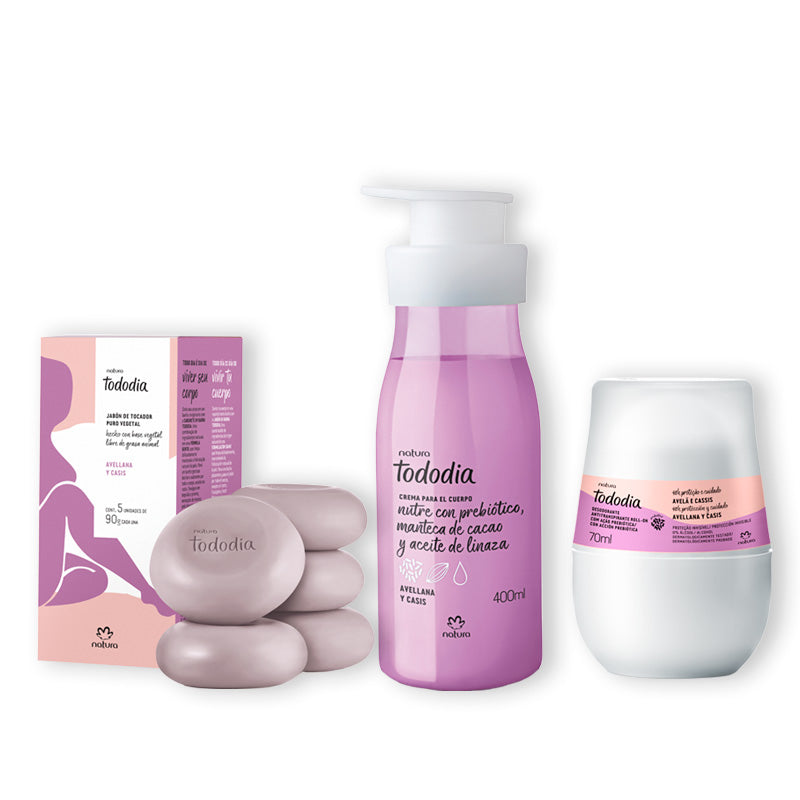 Natura Kit rutina diaria avellana y casis