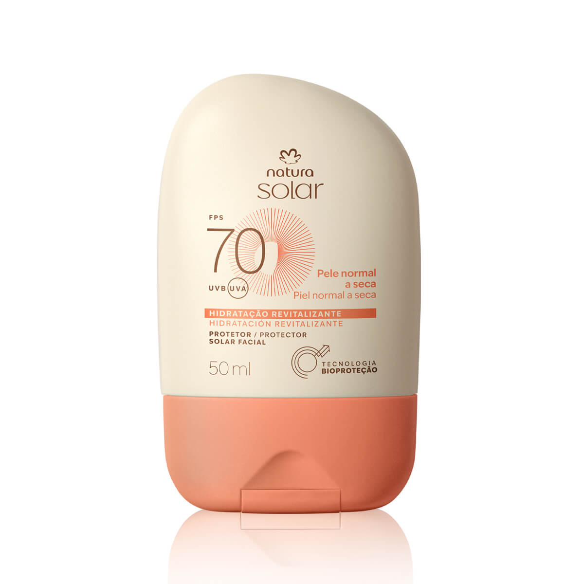 Natura Protector Solar Facial Piel Normal a Seca FPS 70 Natura Solar