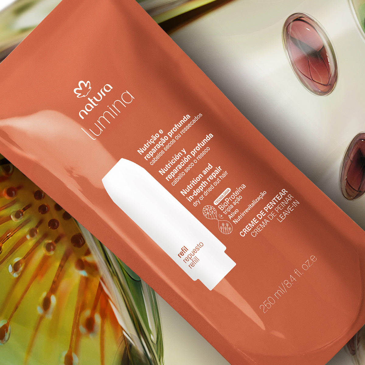 Natura Repuesto crema para peinar selladora de cutículas