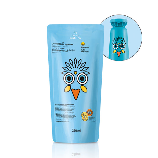 Natura Repuesto Shampo Niños cabello lacio y ondulado