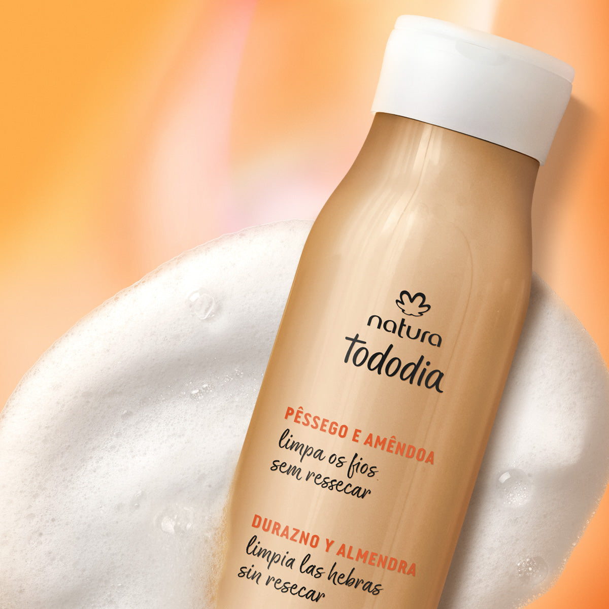 Natura Shampoo nutritivo durazno y almendra