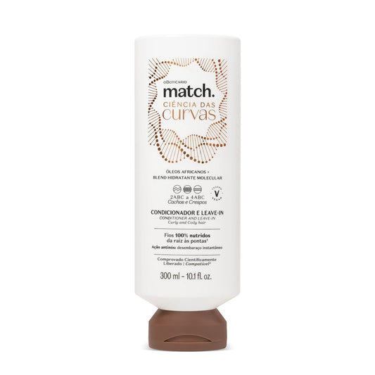 Oboticario Acondicionador Ciencia de las Curvas Match | Cabello Rizado