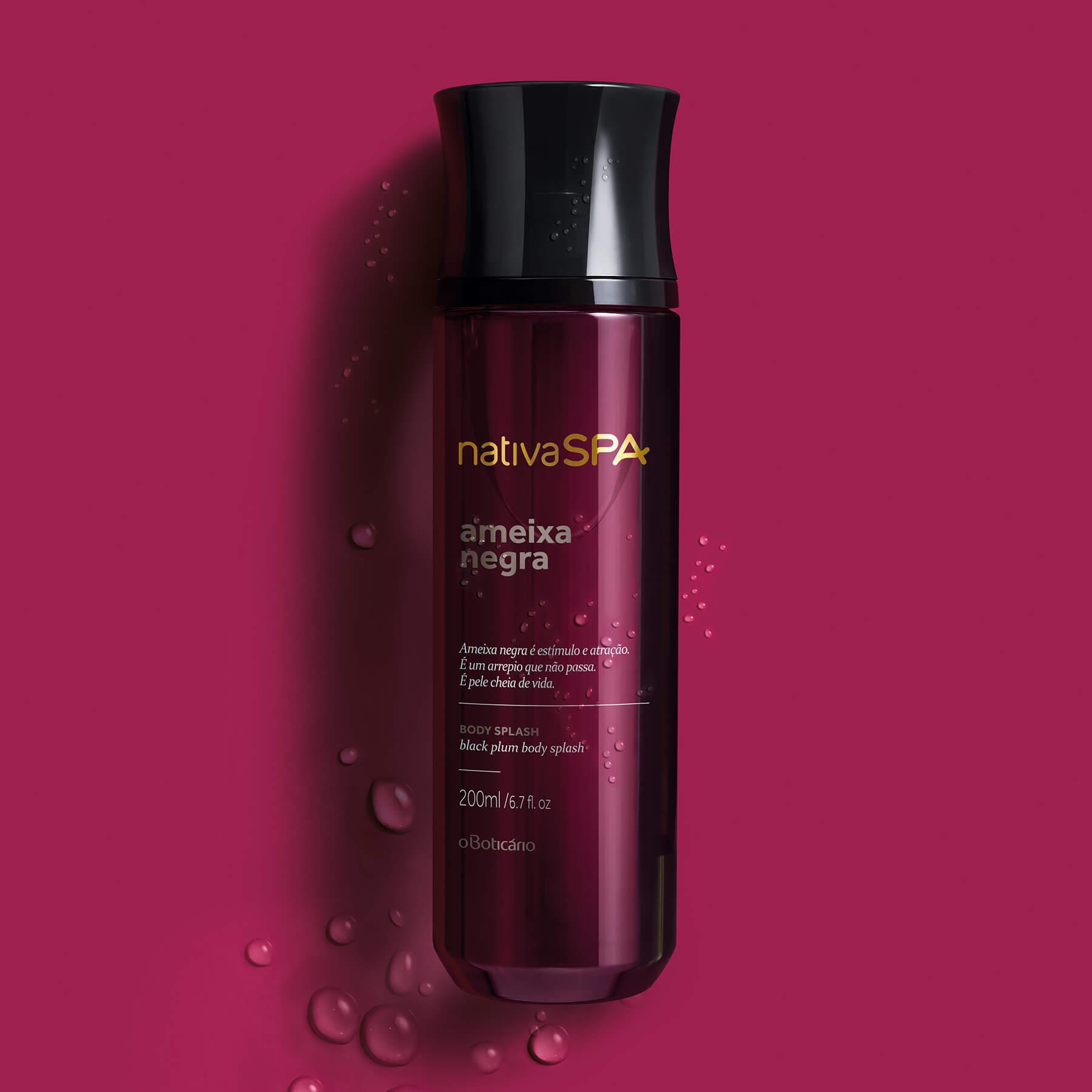 Oboticario Body Splash Ameixa Negra