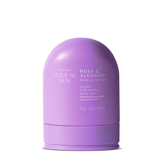 Oboticario Crema hidratante de manos rosa y algodón