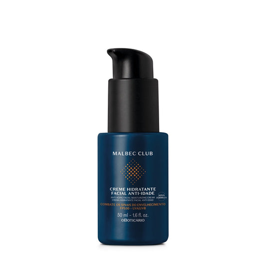 Oboticario Crema hidratante facial antiedad malbec club