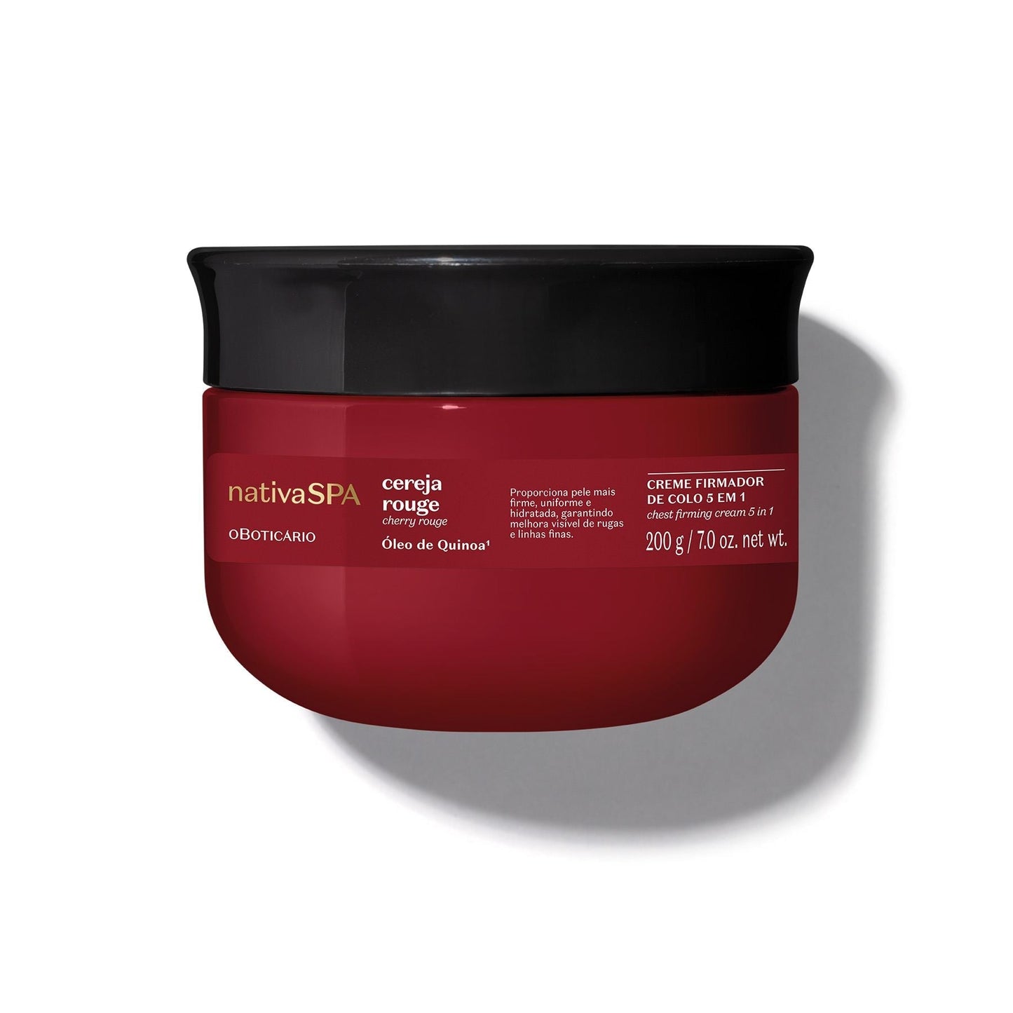 Oboticario Crema reafirmante cuello 5 en 1 cereza roja