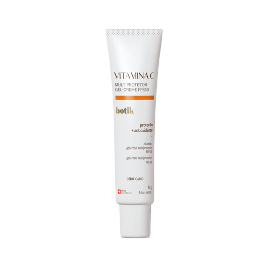 Oboticario Gel Crema Multiprotector FPS 50 Botik Vitamina C 40g