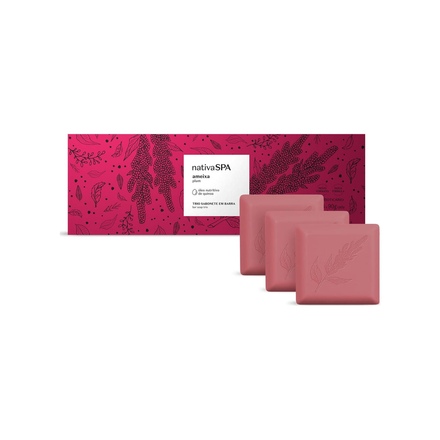 Oboticario Jabón corporal en barra de ciruela Nativa Spa