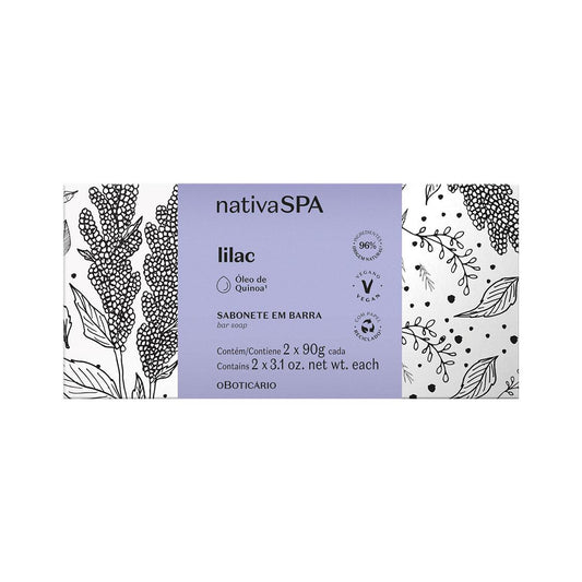 Oboticario Jabón en barra corporal Lilac Nativa SPA