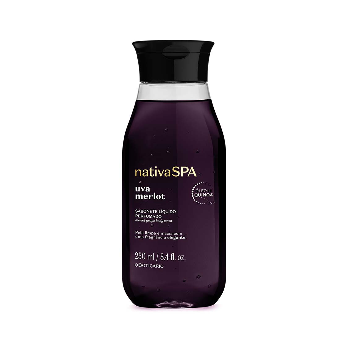 Oboticario Jabón liquido corporal uva merlot Nativa Spa