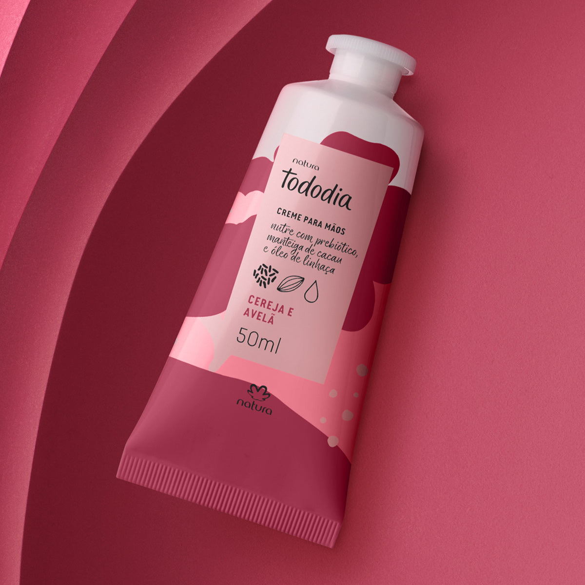 Tododia Crema nutritiva para las manos cereza y avellana