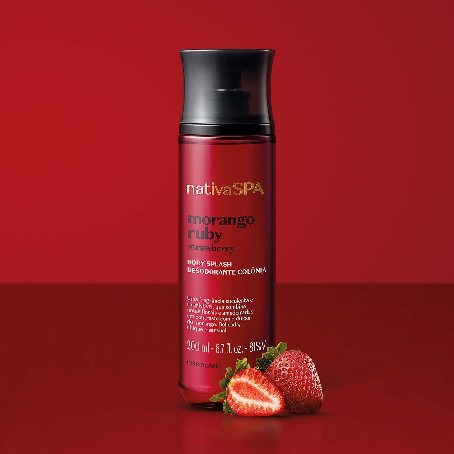 Body Splash Morango y Ruby