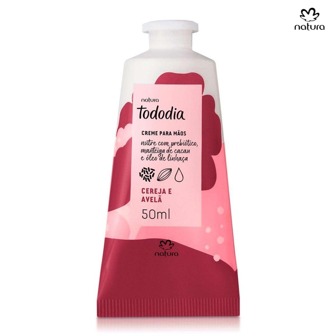 Tododia Crema nutritiva para las manos cereza y avellana