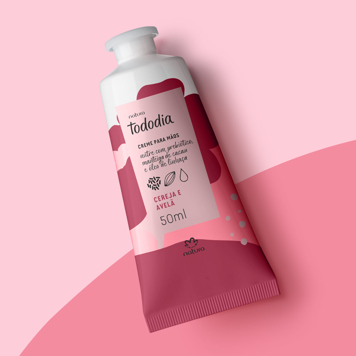 Tododia Crema nutritiva para las manos cereza y avellana