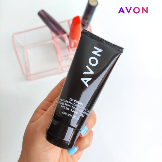 Avon Base Crema Correctora Multibeneficios FPS 50 Beige