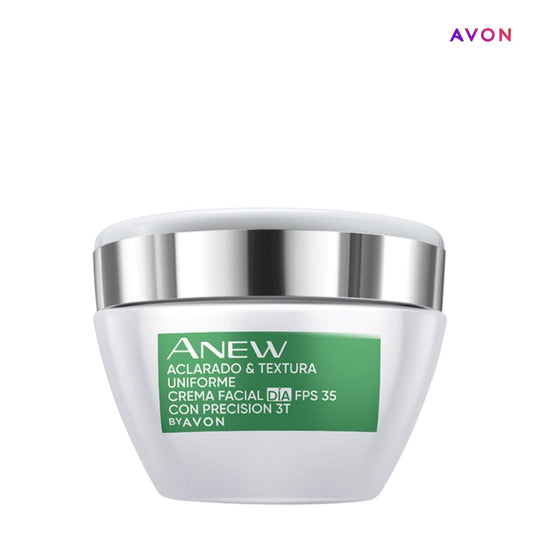 Avon Crema Facial Aclarado y Textura Día con FPS 35 Anew