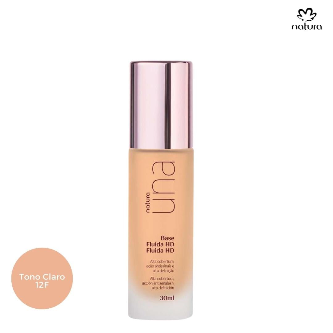 Base fluida HD Tono Claro 12F - Beaute Florale