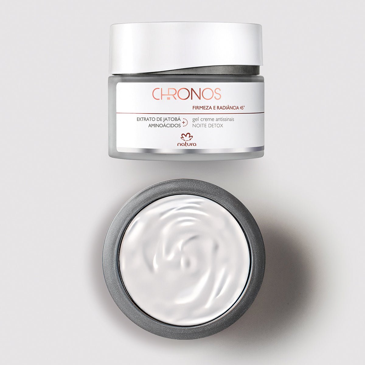 Chronos Repuesto Gel Crema Antiseñales 45+ Noche Firmeza y Luminosidad - Beaute Florale