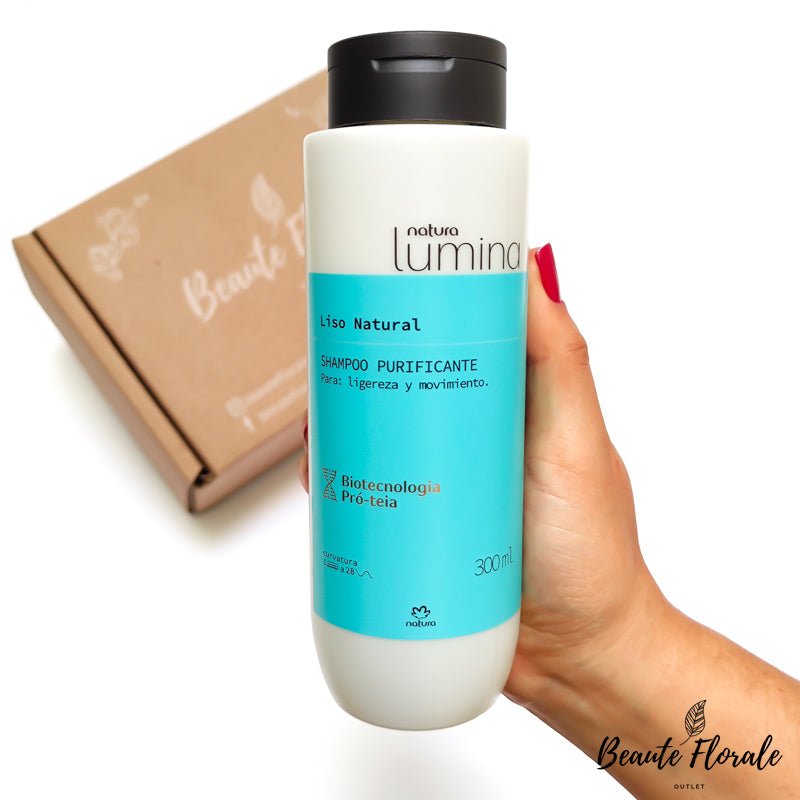 lumina Shampoo Purificante Cabellos Lisos Naturales - Beaute Florale