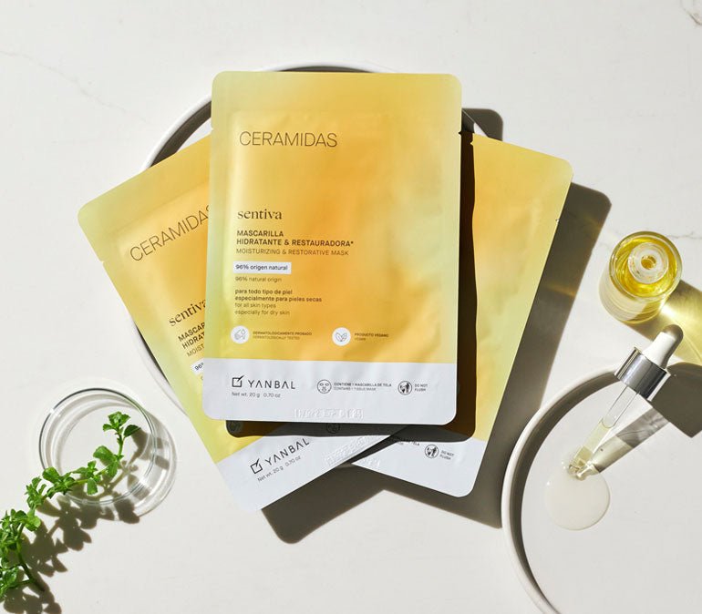 Mascarilla Hidratante y Restauradora Sentiva Ceramidas - Beaute Florale