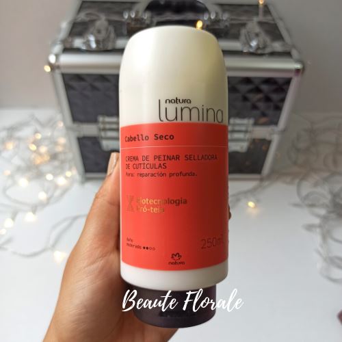 Natura Crema de Peinar Selladora de Cutículas | Hidratación Intensa para Cabellos Secos o Resecos