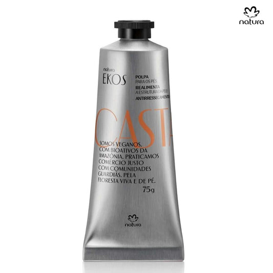 Natura crema Ekos Pulpa Hidratante para Pies Desodorante Castaña