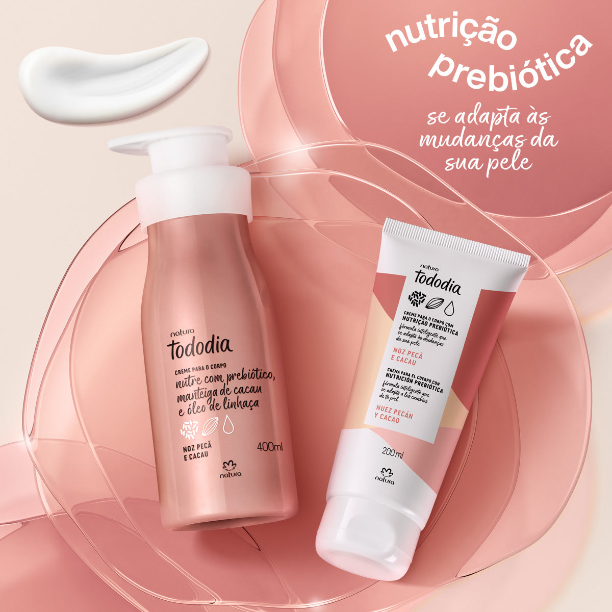 Natura Crema nutritiva para el cuerpo Nuez Pecán y Cacao Tododia