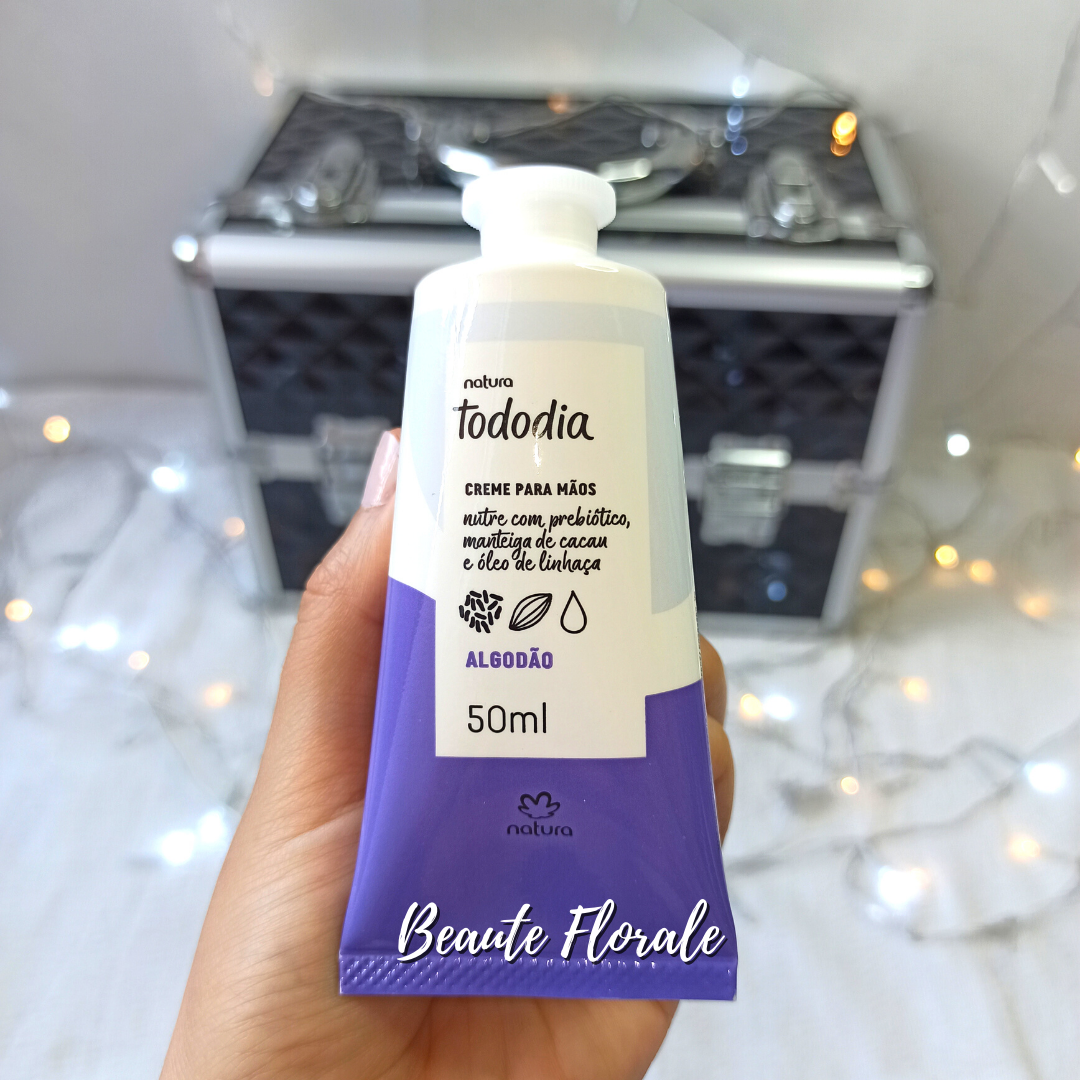 Natura Crema nutritiva para las manos algodón