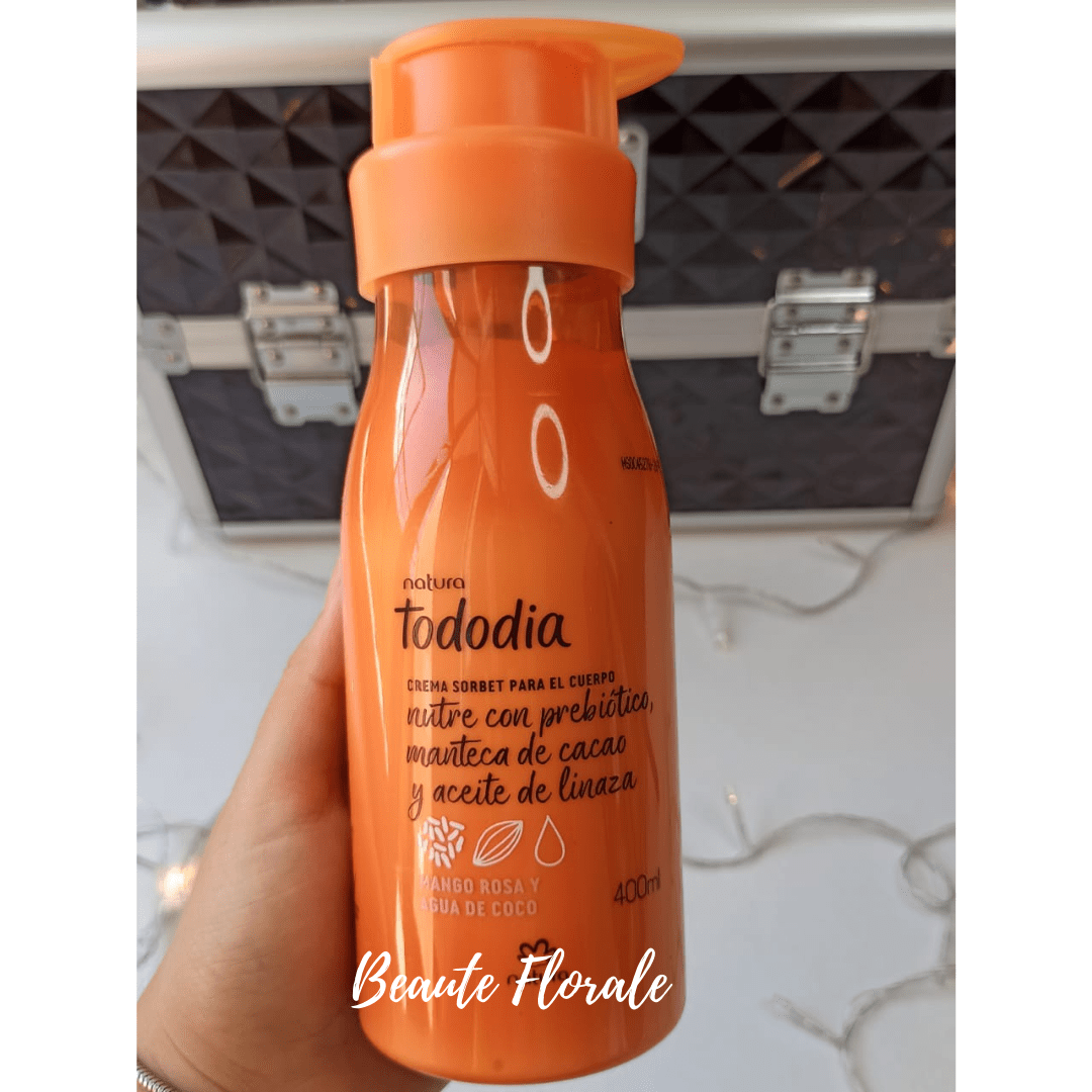 Natura crema Tododia Crema Nutritiva Sorbet Mango Rosa y Agua de Coco