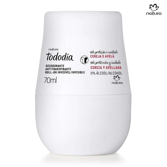 Natura Desodorante Tododia Desodorante Antitranspirante roll-on Cereza y Avellana