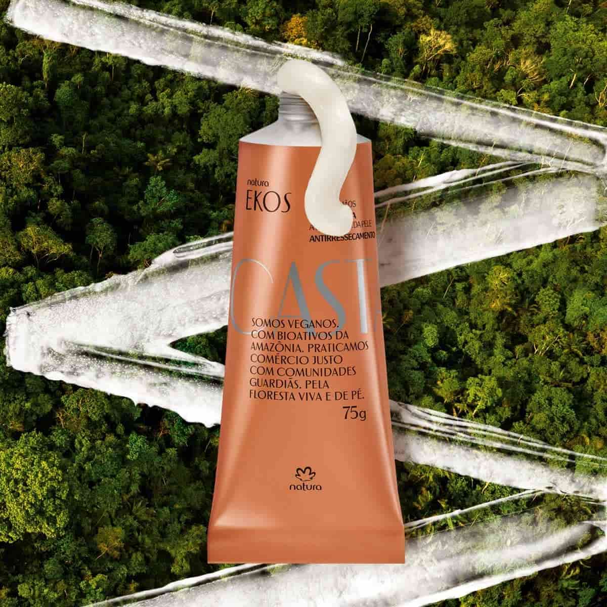 Natura Ekos Pulpa Hidratante para Manos Castaña