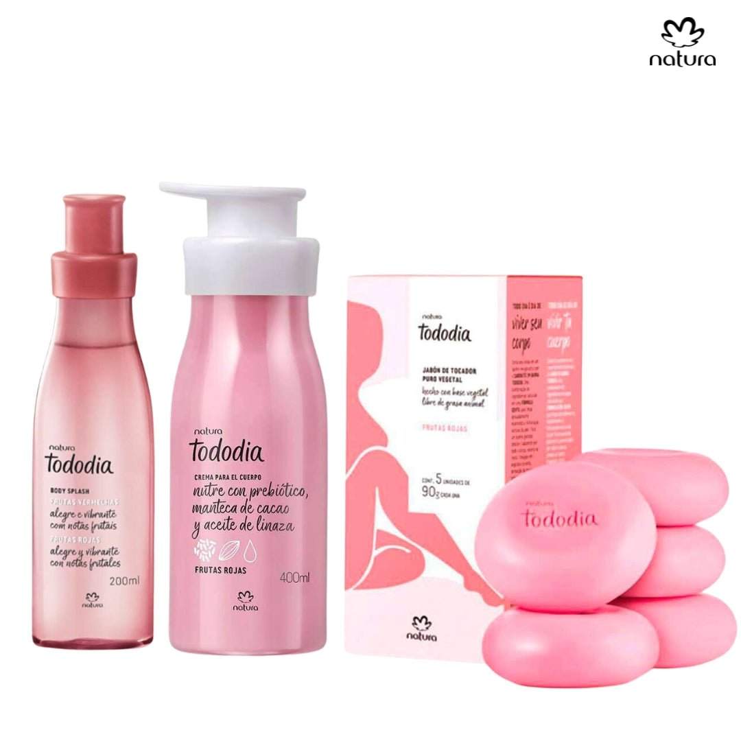 Natura Kit de Cuidado Corporal Frutas Rojas
