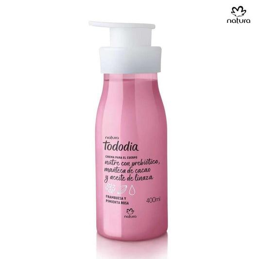 Natura Tododia Crema Nutritiva Corporal Frambuesa y Pimienta Rosa
