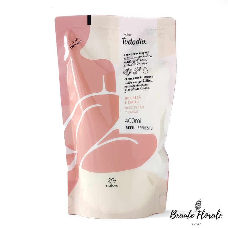 Natura Tododia Repuesto crema para el cuerpo nuez pecán y cacao