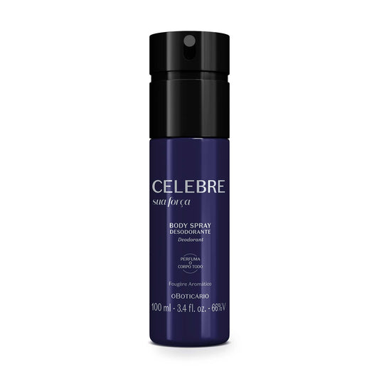 Oboticario Body Spray Masculino Sua Força Celebre